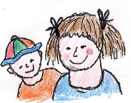 Logo Kinderopvang Dribbel, gastouder Nuis, gastouderbureau inZicht