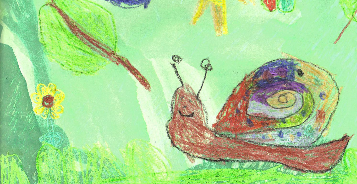 gastouderbureau inZicht Niezijl slak kindertekening