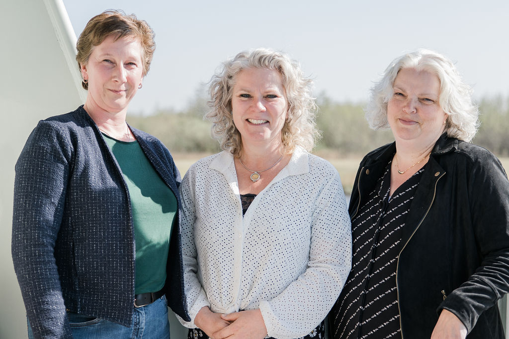 Team inZicht Grietje Bouma, Nienke Nijdam, Diana van der Kooi