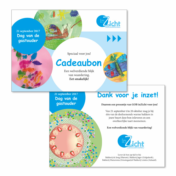 Dag van de gastouder 2017 taart cadeau gastouderbureau cadeaubon